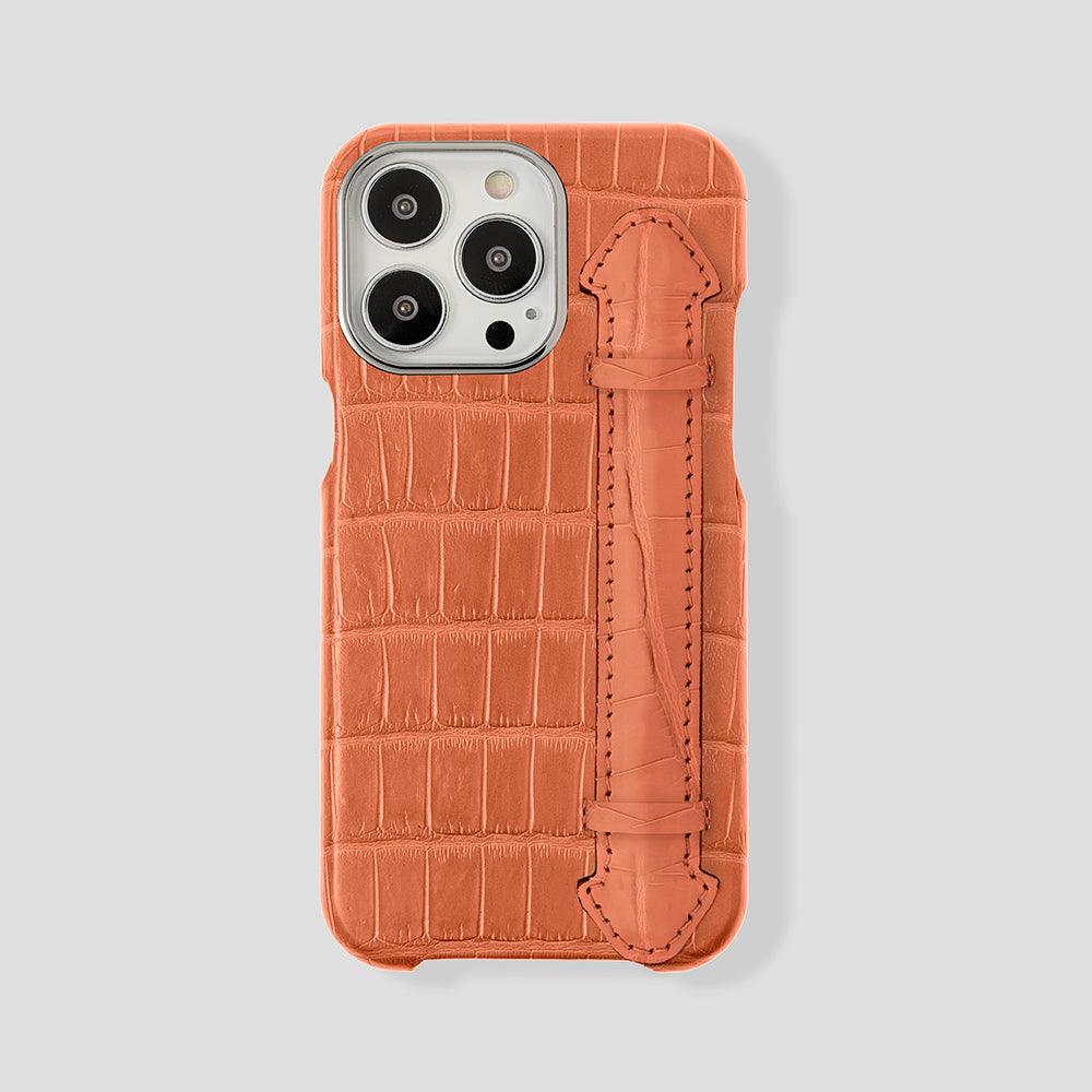 Finger Case in Alligator for iPhone 15 Plus - Gatti Luxury