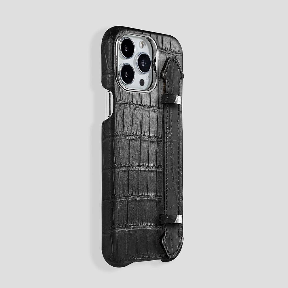 Finger Case in Alligator for iPhone 15 Plus - Gatti Luxury