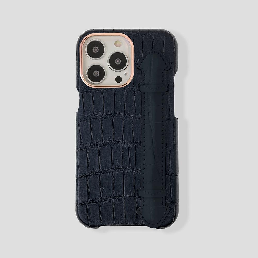 Finger Case in Alligator for iPhone 15 Plus - Gatti Luxury