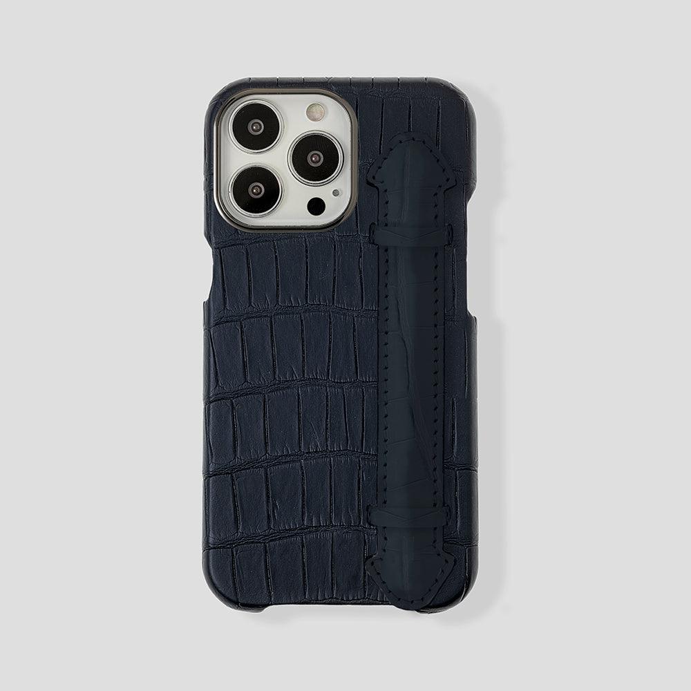 Finger Case in Alligator for iPhone 15 Plus - Gatti Luxury