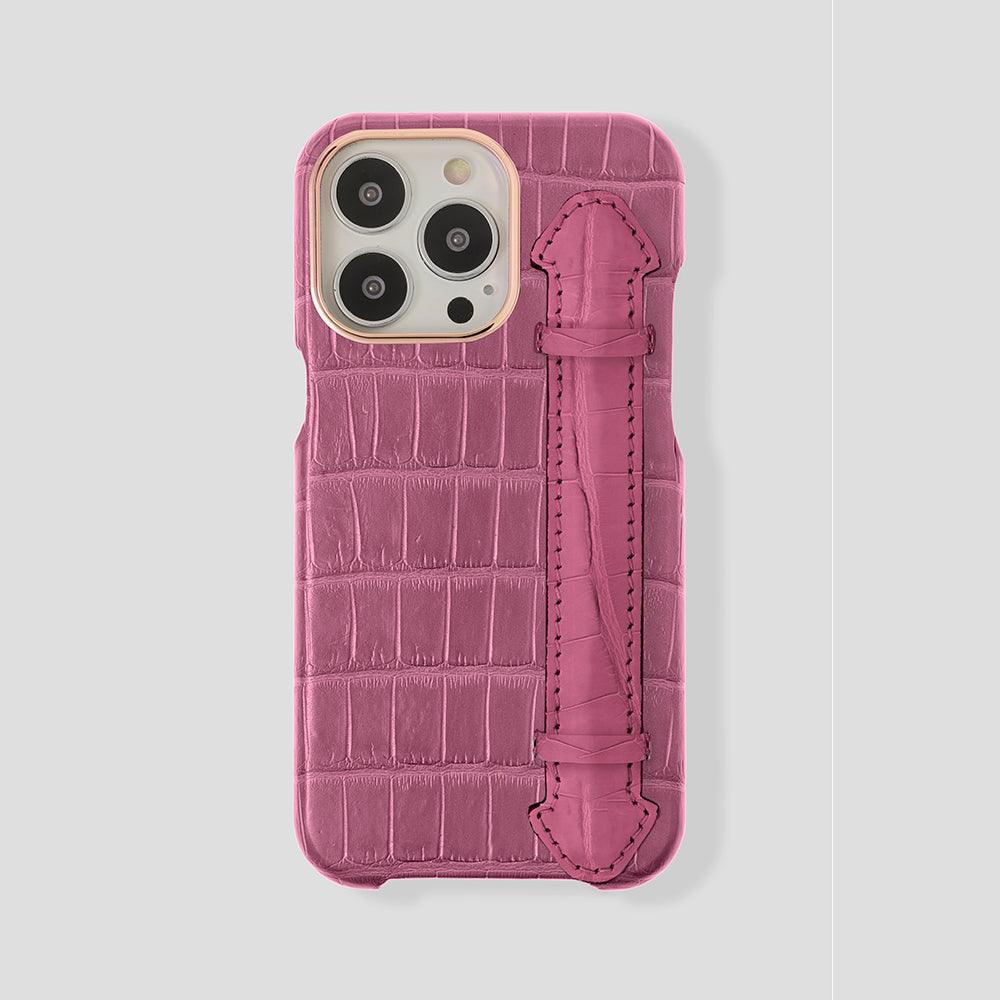 Finger Case in Alligator for iPhone 15 Plus - Gatti Luxury