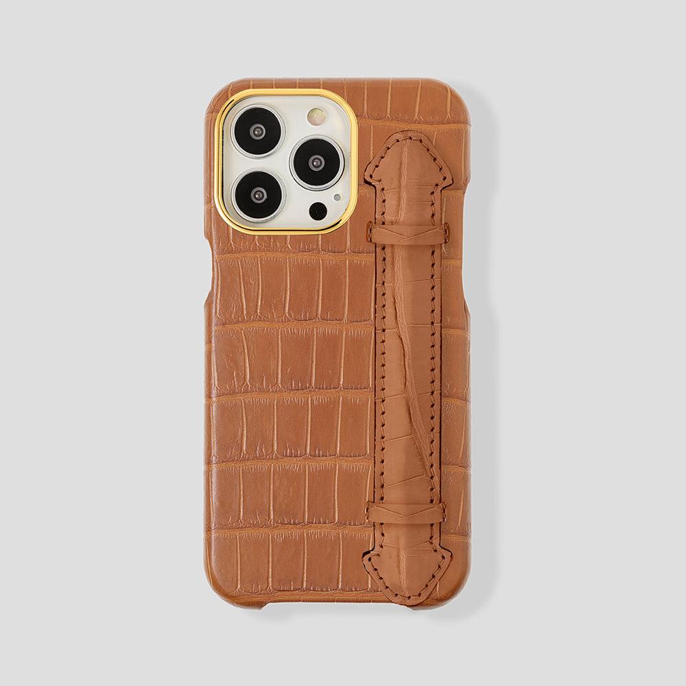 Finger Case in Alligator for iPhone 15 Plus - Gatti Luxury