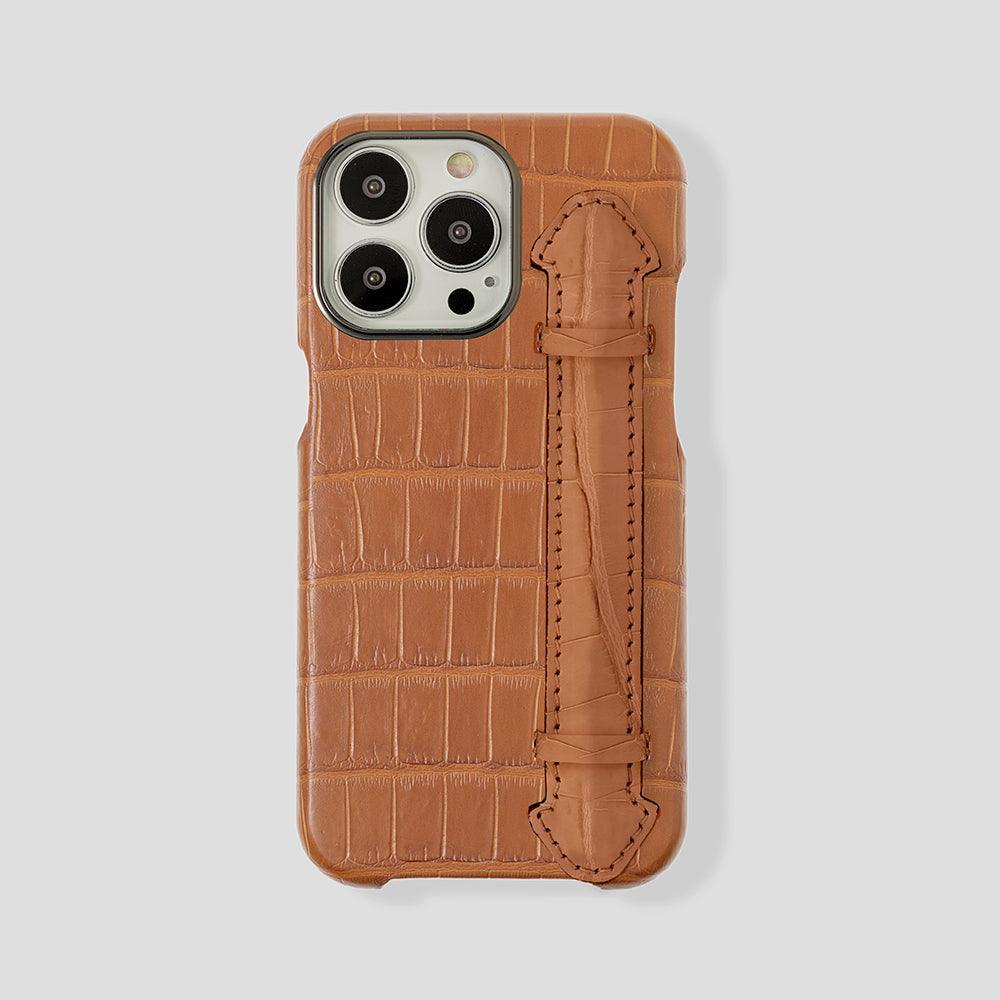 Finger Case in Alligator for iPhone 15 Plus - Gatti Luxury