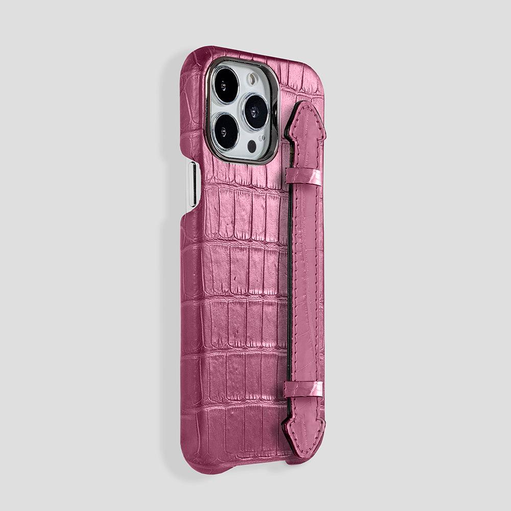Finger Case in Alligator for iPhone 15 Pro - Gatti Luxury