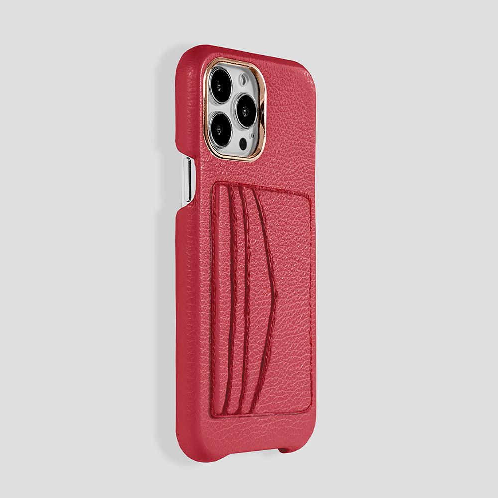 iPhone 15 Cardholder Case Calfskin - Gatti Luxury