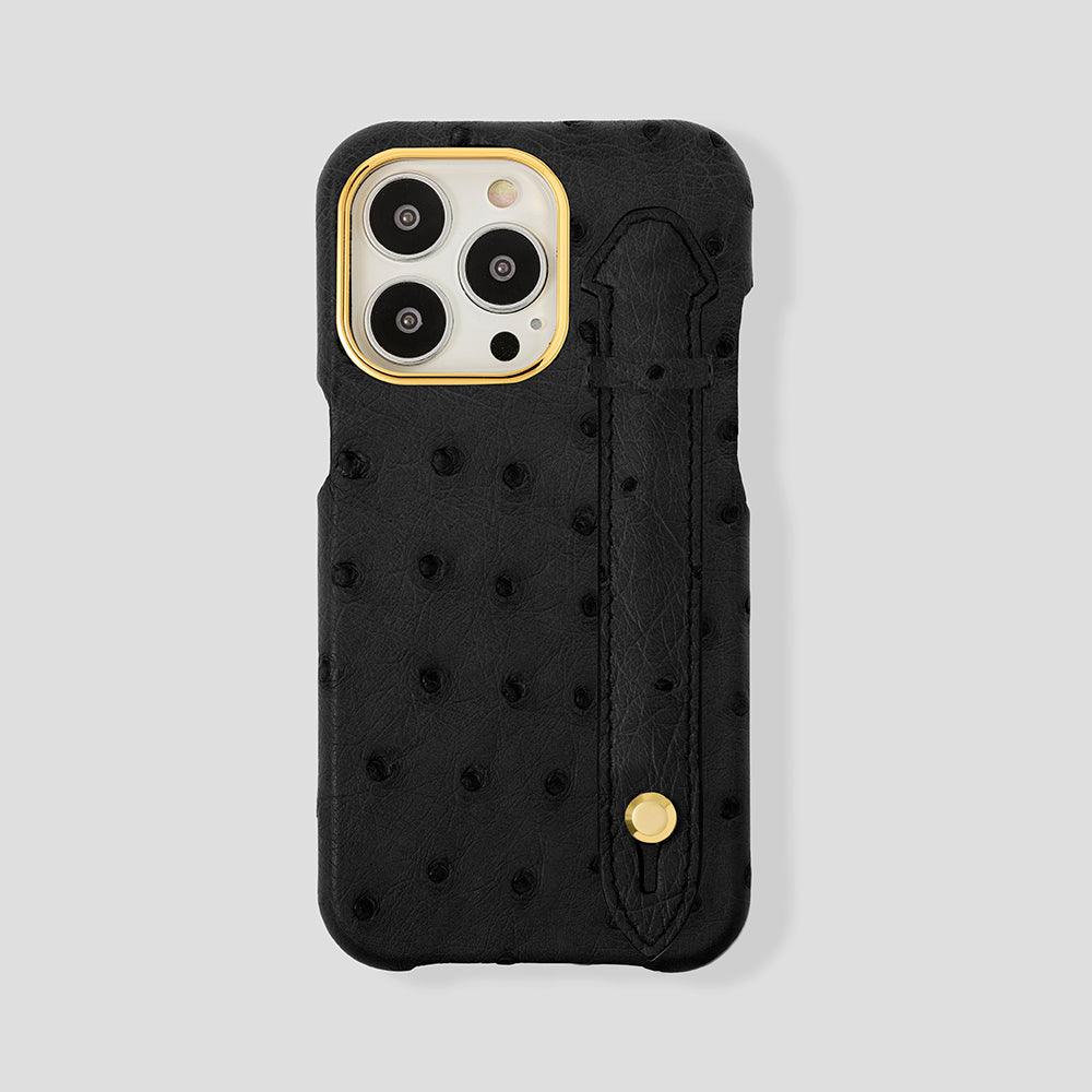 iPhone 15 Handle Case Ostrich | MagSafe - Gatti Luxury