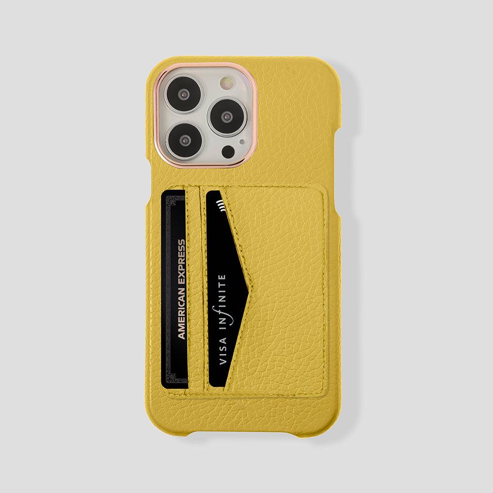 iPhone 15 Plus Cardholder Case Calfskin - Gatti Luxury