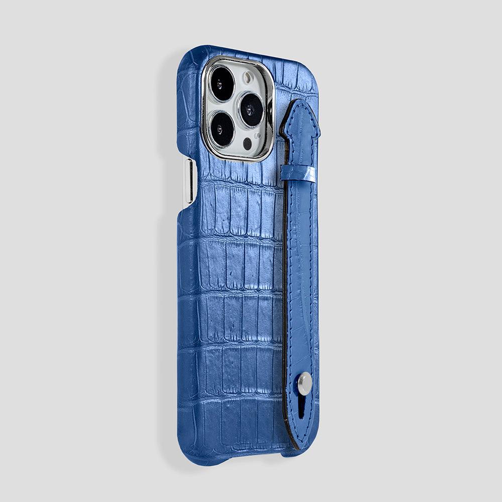 iPhone 15 Plus Handle Case Alligator | MagSafe - Gatti Luxury