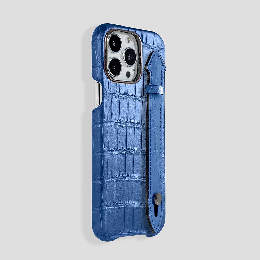 iPhone 15 Plus Handle Case Alligator | MagSafe - Gatti Luxury