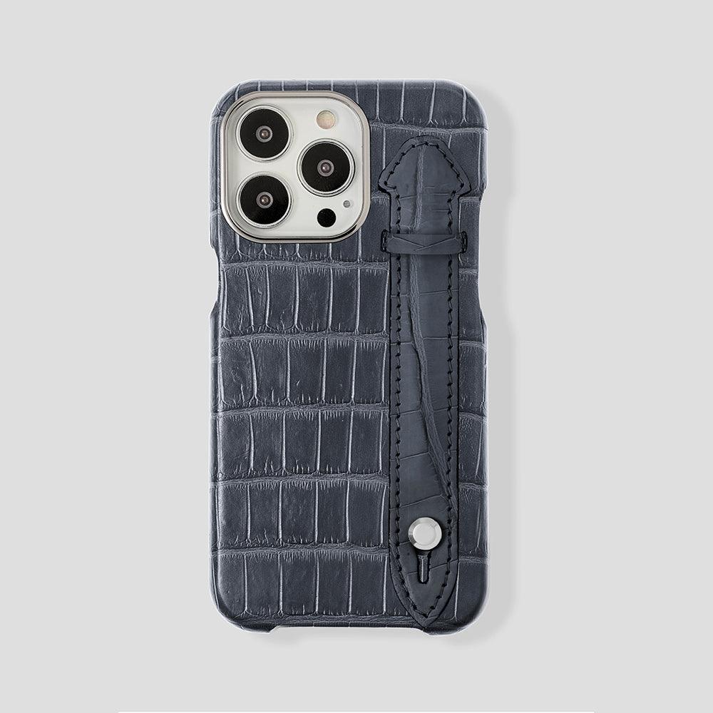 iPhone 15 Plus Handle Case Alligator | MagSafe - Gatti Luxury