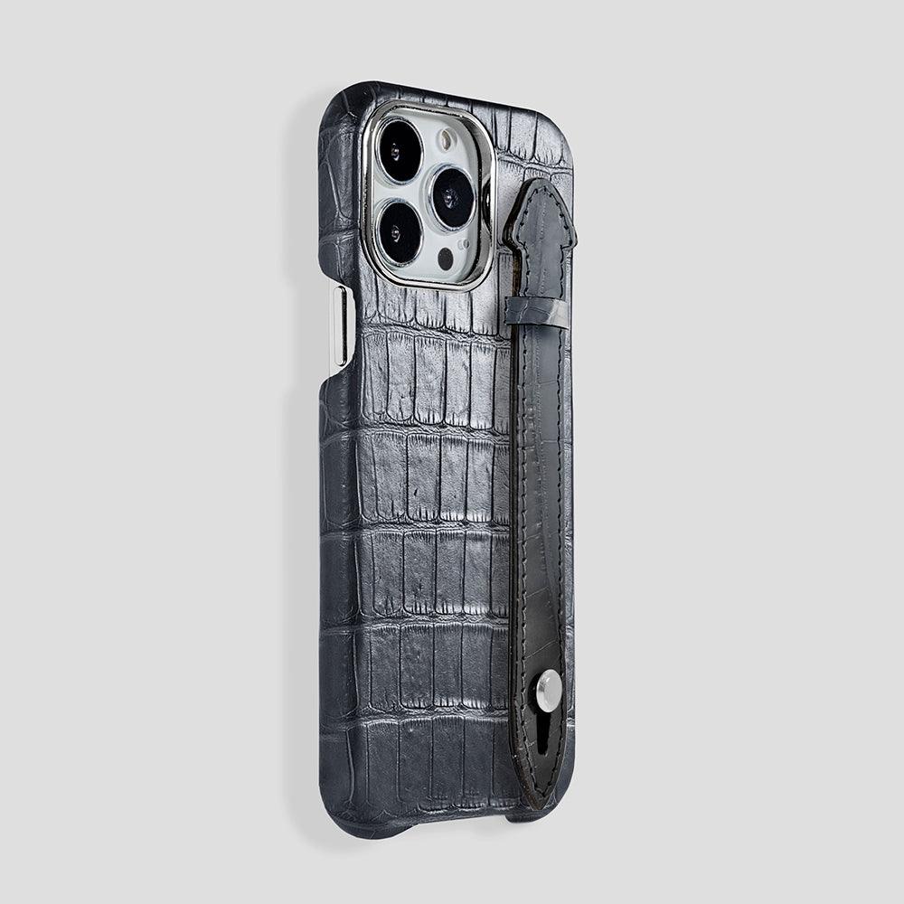 iPhone 15 Plus Handle Case Alligator | MagSafe - Gatti Luxury