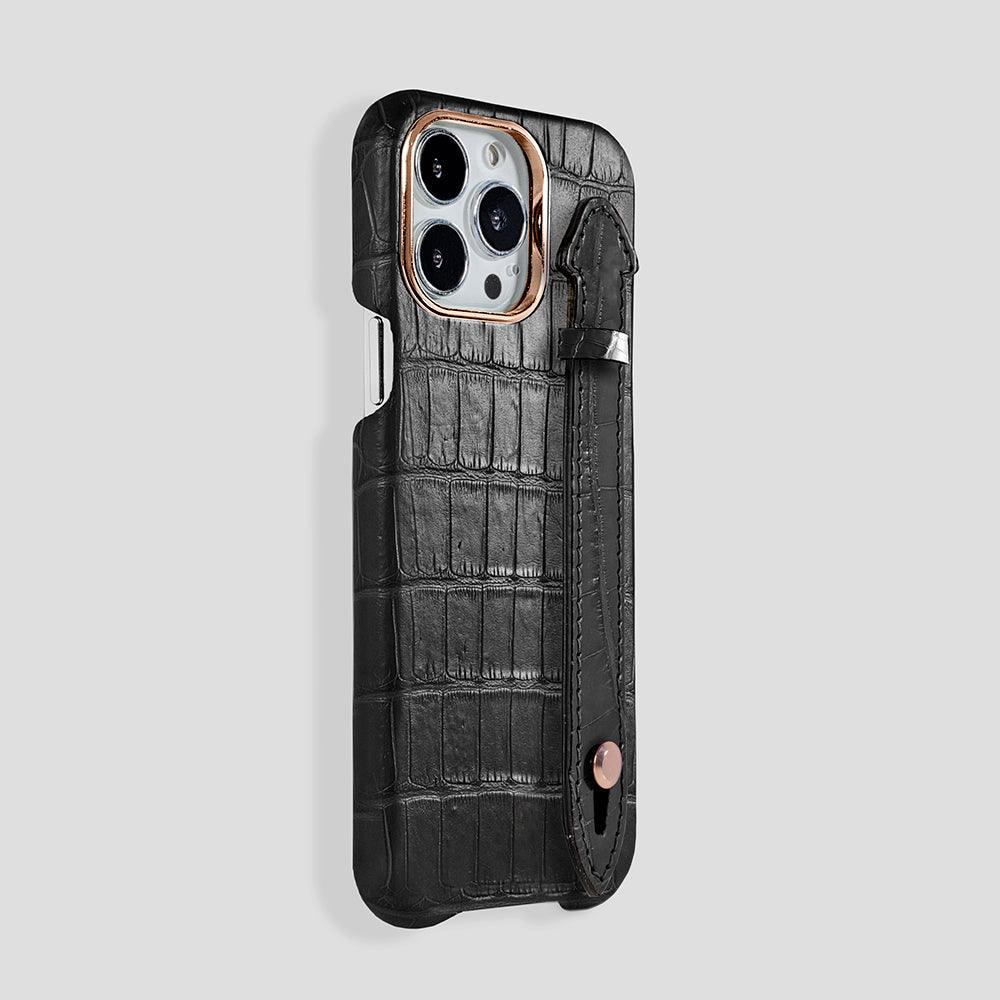 iPhone 15 Plus Handle Case Alligator | MagSafe - Gatti Luxury