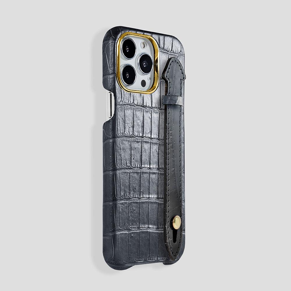 iPhone 15 Plus Handle Case Alligator | MagSafe - Gatti Luxury