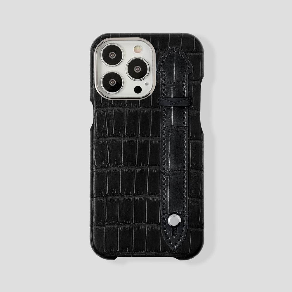 iPhone 15 Plus Handle Case Alligator | MagSafe - Gatti Luxury