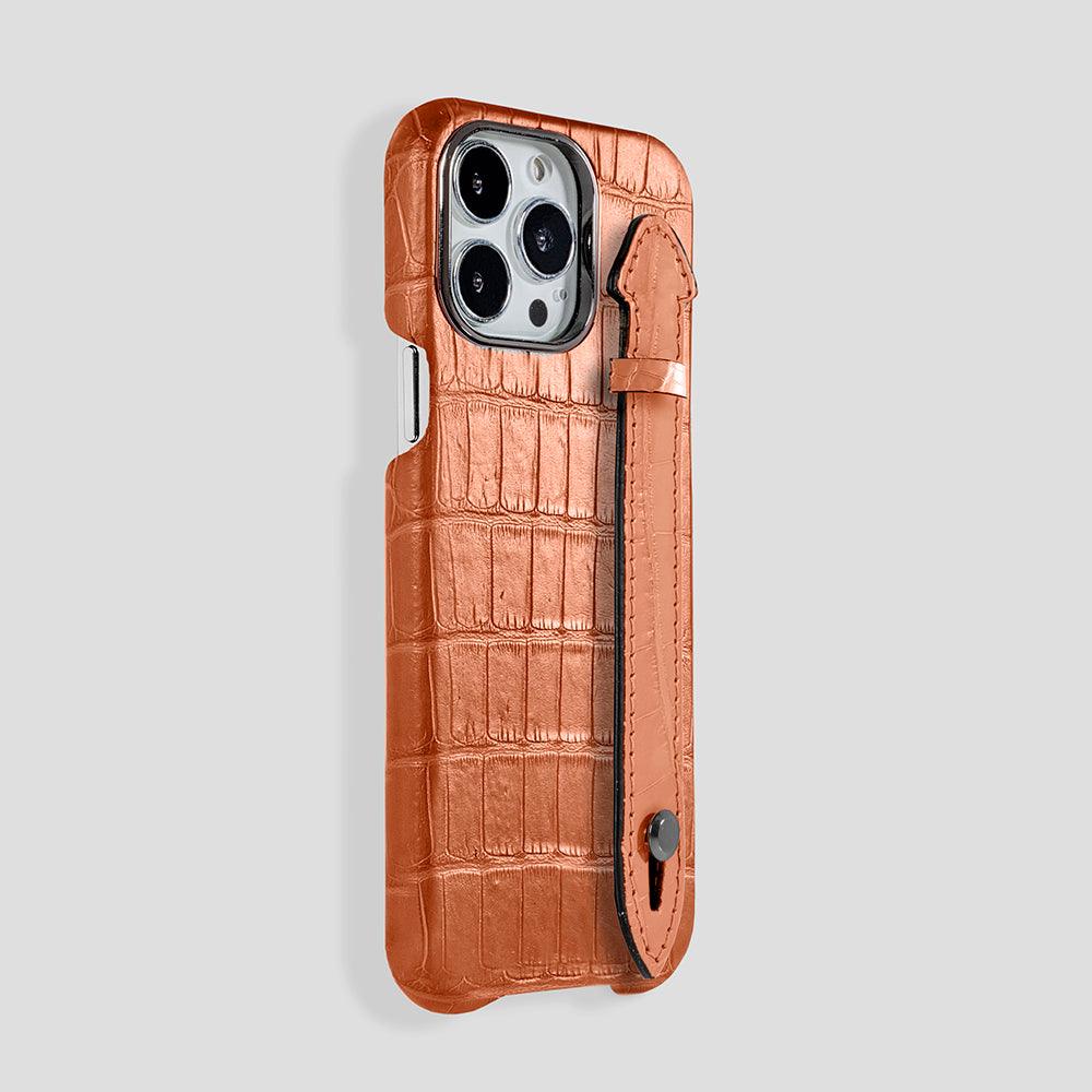 iPhone 15 Plus Handle Case Alligator | MagSafe - Gatti Luxury