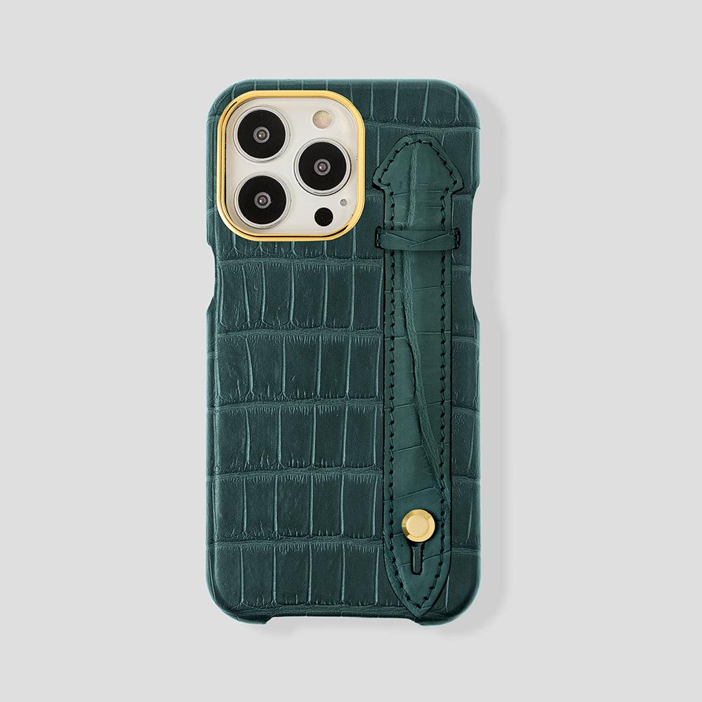 iPhone 15 Plus Handle Case Alligator | MagSafe - Gatti Luxury