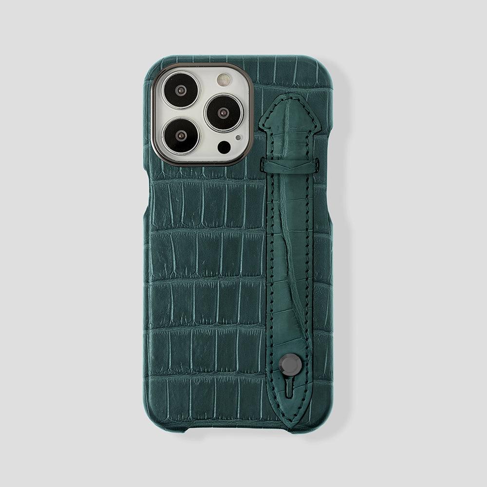 iPhone 15 Plus Handle Case Alligator | MagSafe - Gatti Luxury