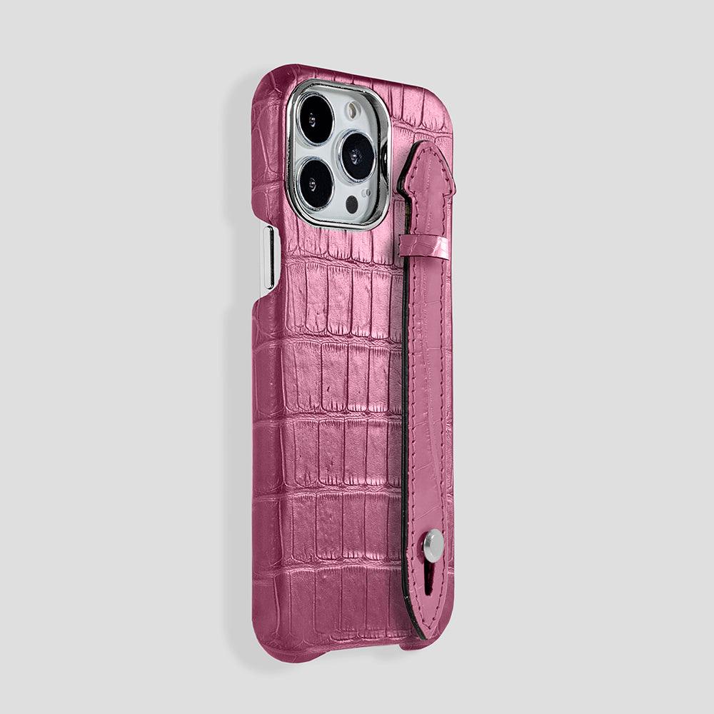 iPhone 15 Plus Handle Case Alligator | MagSafe - Gatti Luxury