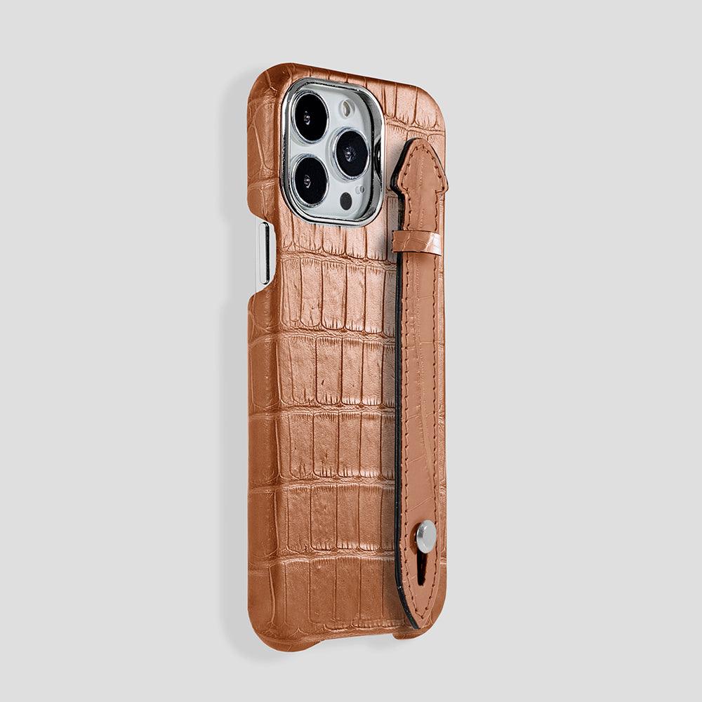 iPhone 15 Plus Handle Case Alligator | MagSafe - Gatti Luxury