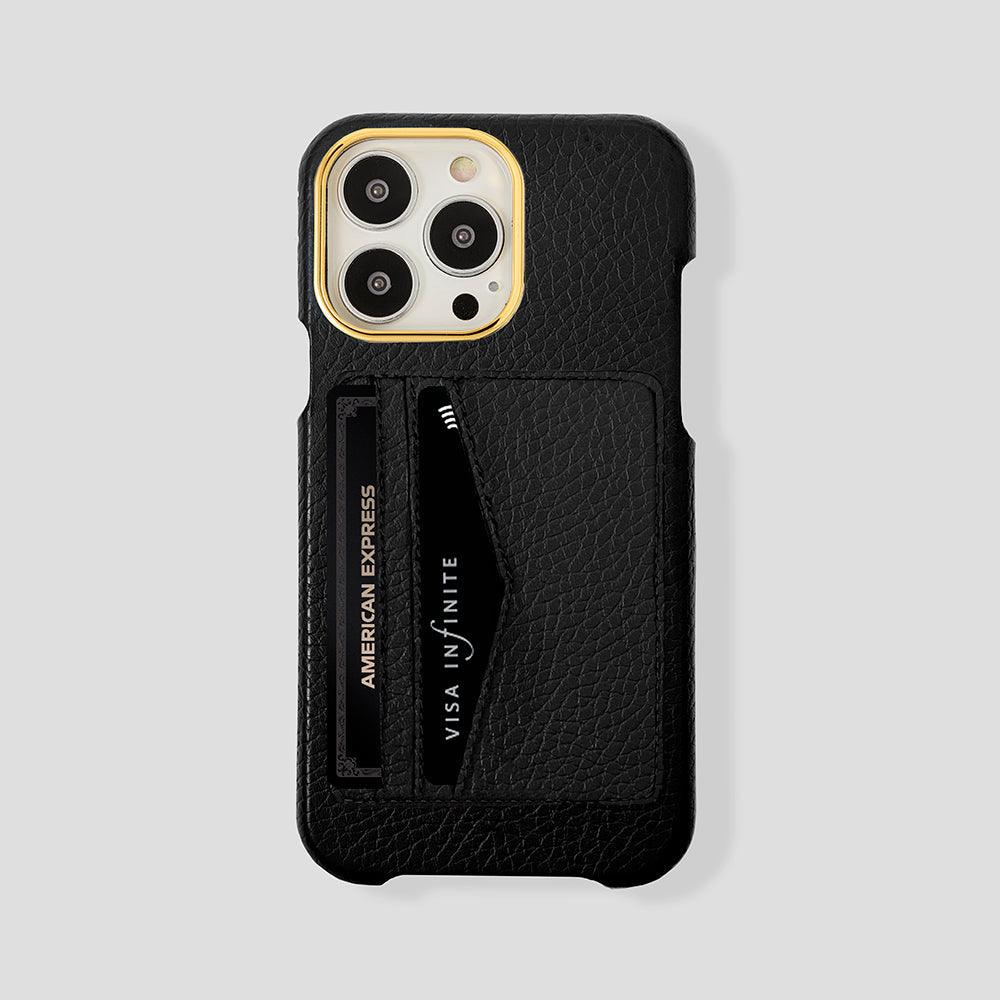 iPhone 15 Pro Cardholder Case Calfskin - Gatti Luxury