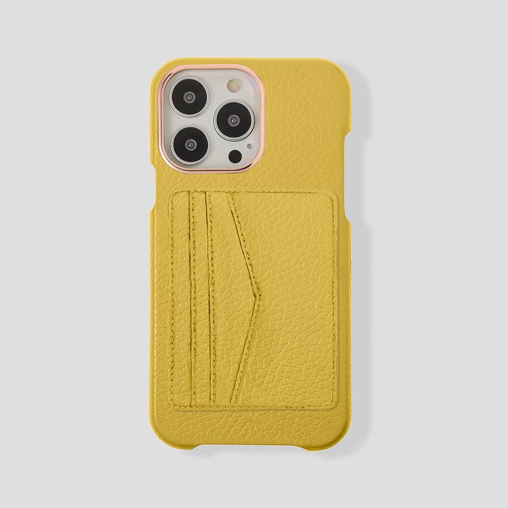 iPhone 15 Pro Max Cardholder Case Calfskin - Gatti Luxury