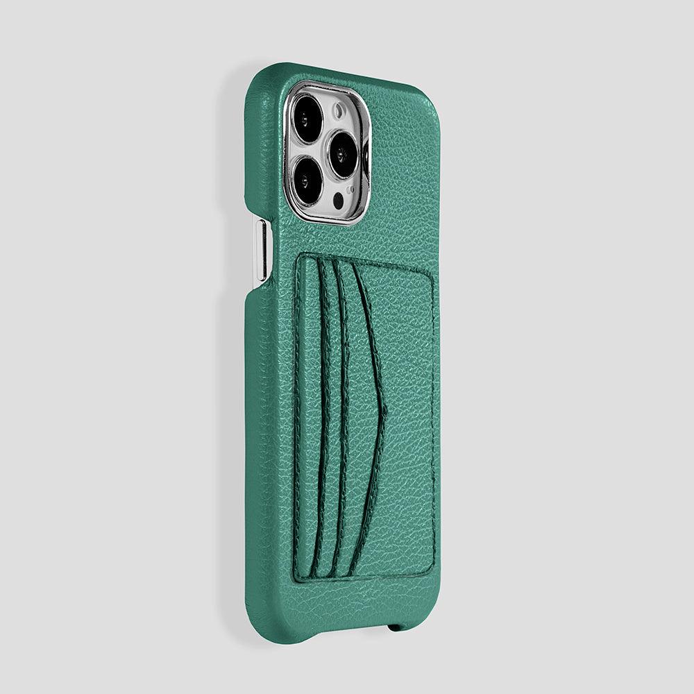 iPhone 15 Pro Max Cardholder Case Calfskin - Gatti Luxury