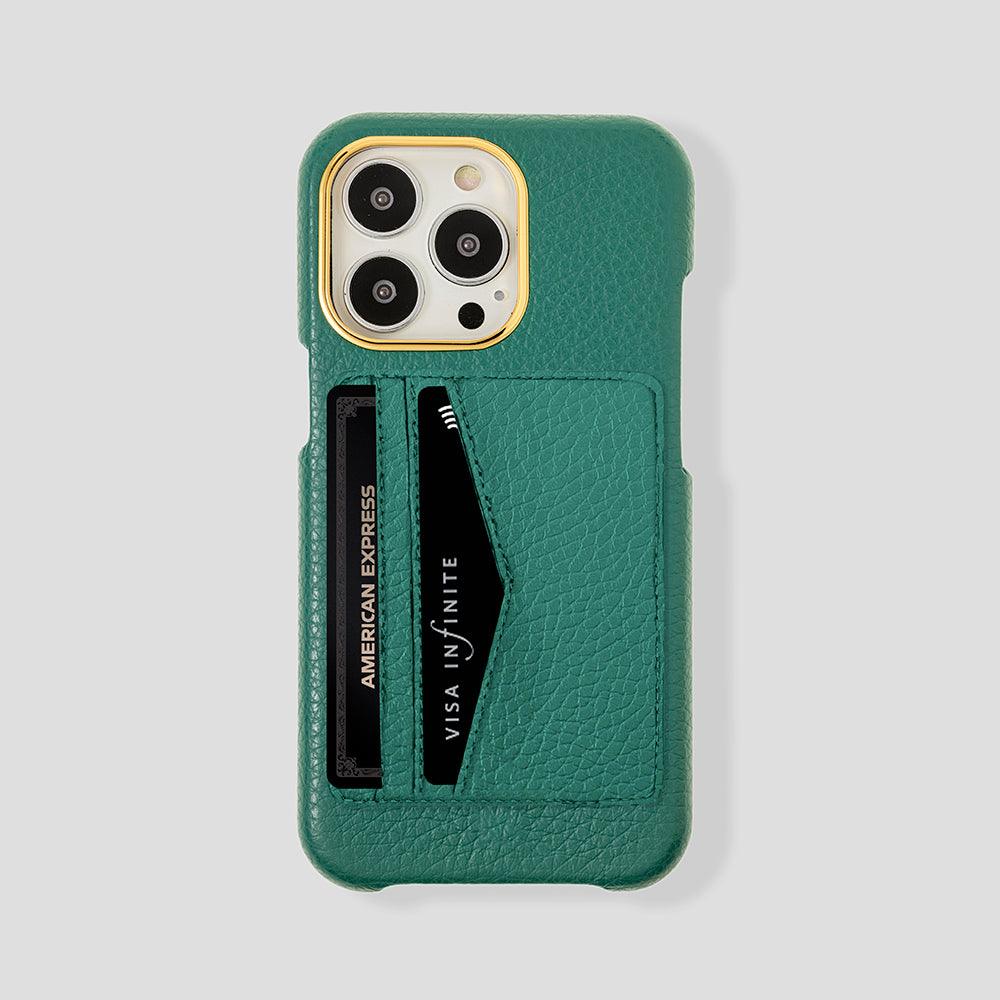 iPhone 15 Pro Max Cardholder Case Calfskin - Gatti Luxury