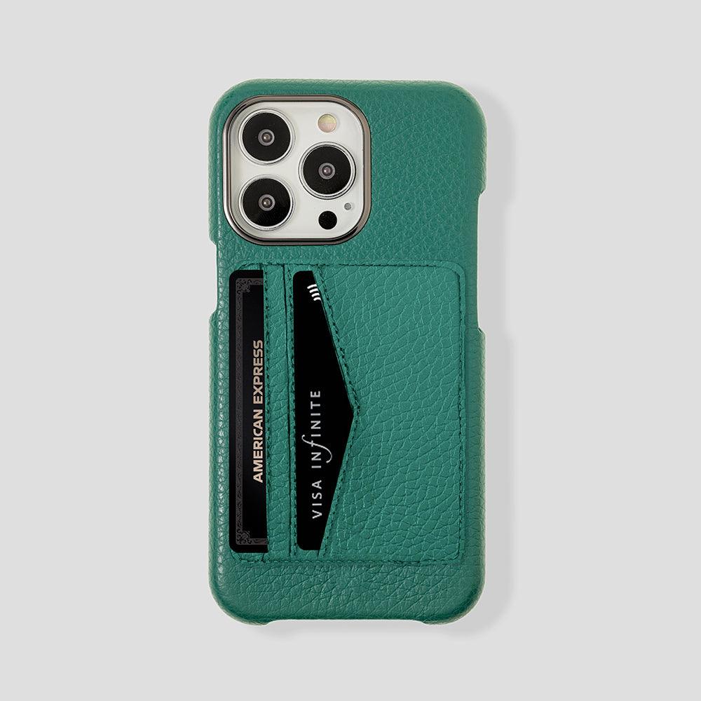 iPhone 15 Pro Max Cardholder Case Calfskin - Gatti Luxury