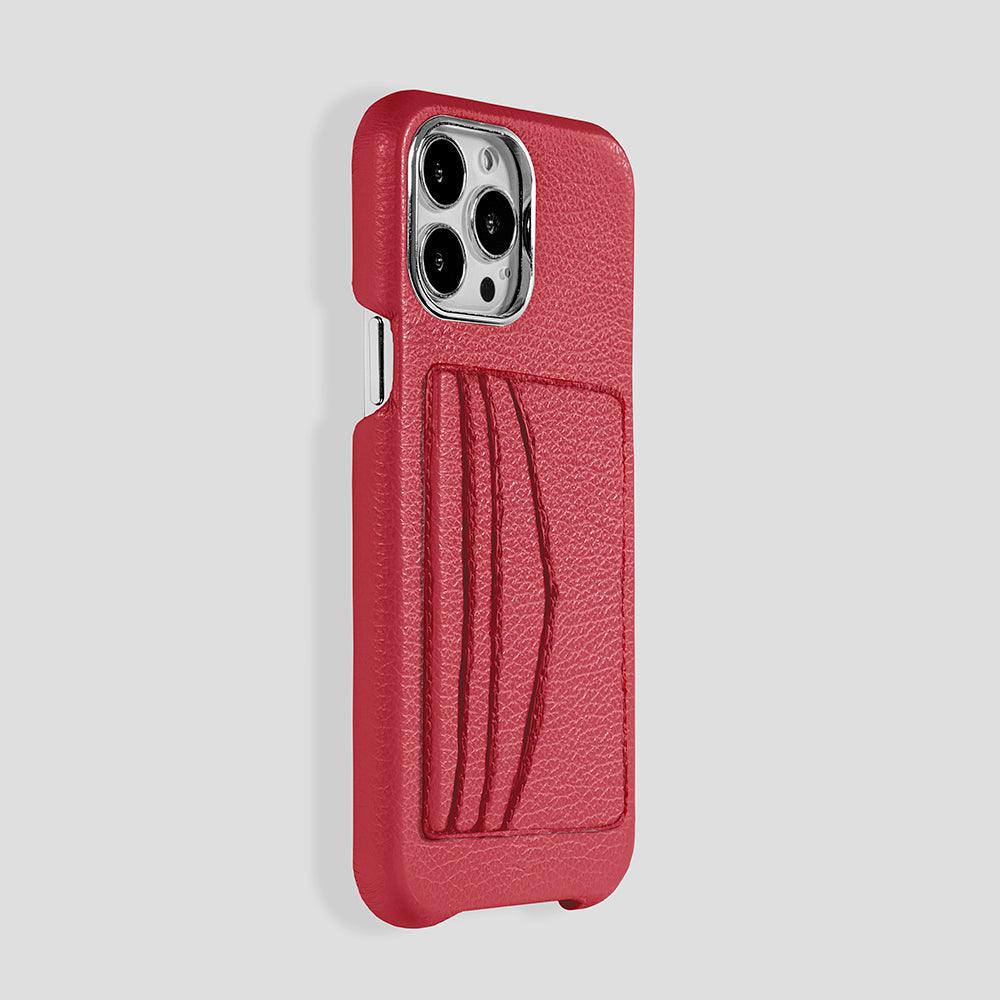 iPhone 15 Pro Max Cardholder Case Calfskin - Gatti Luxury