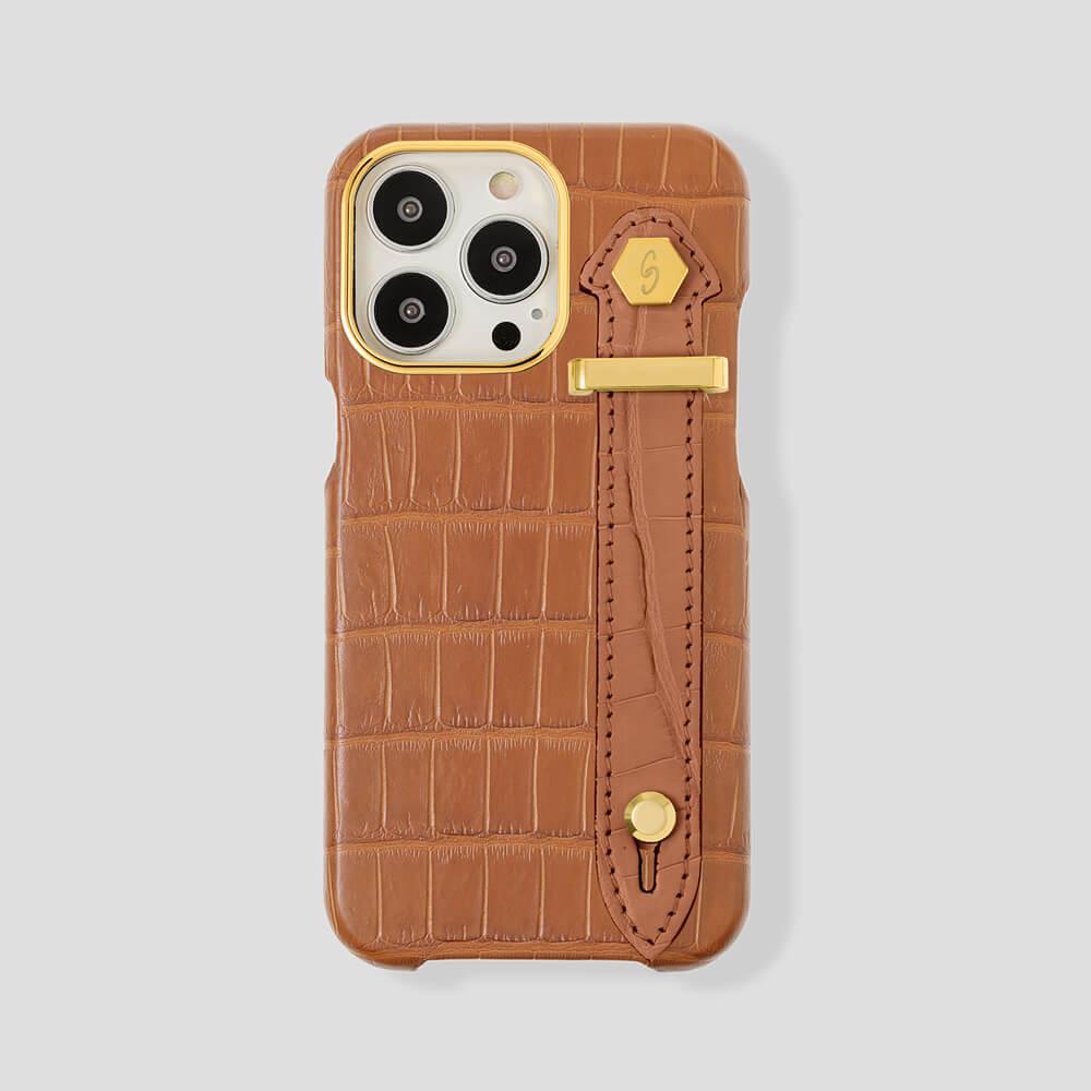 Loop Metal Strap Alligator Case for iPhone 15 Pro - Gatti Luxury