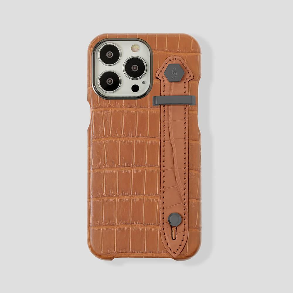 Loop Metal Strap Alligator Case for iPhone 15 Pro - Gatti Luxury