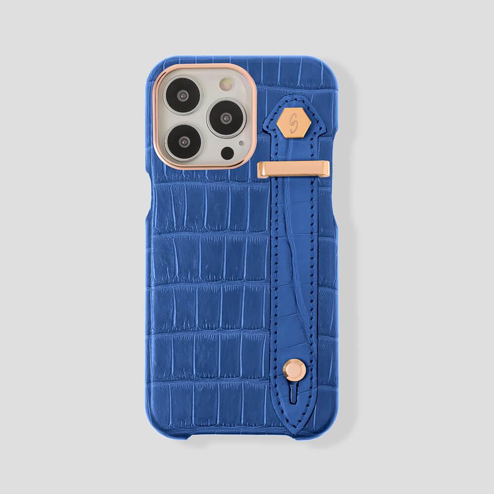 Loop Metal Strap Alligator Case for iPhone 15 Pro - Gatti Luxury