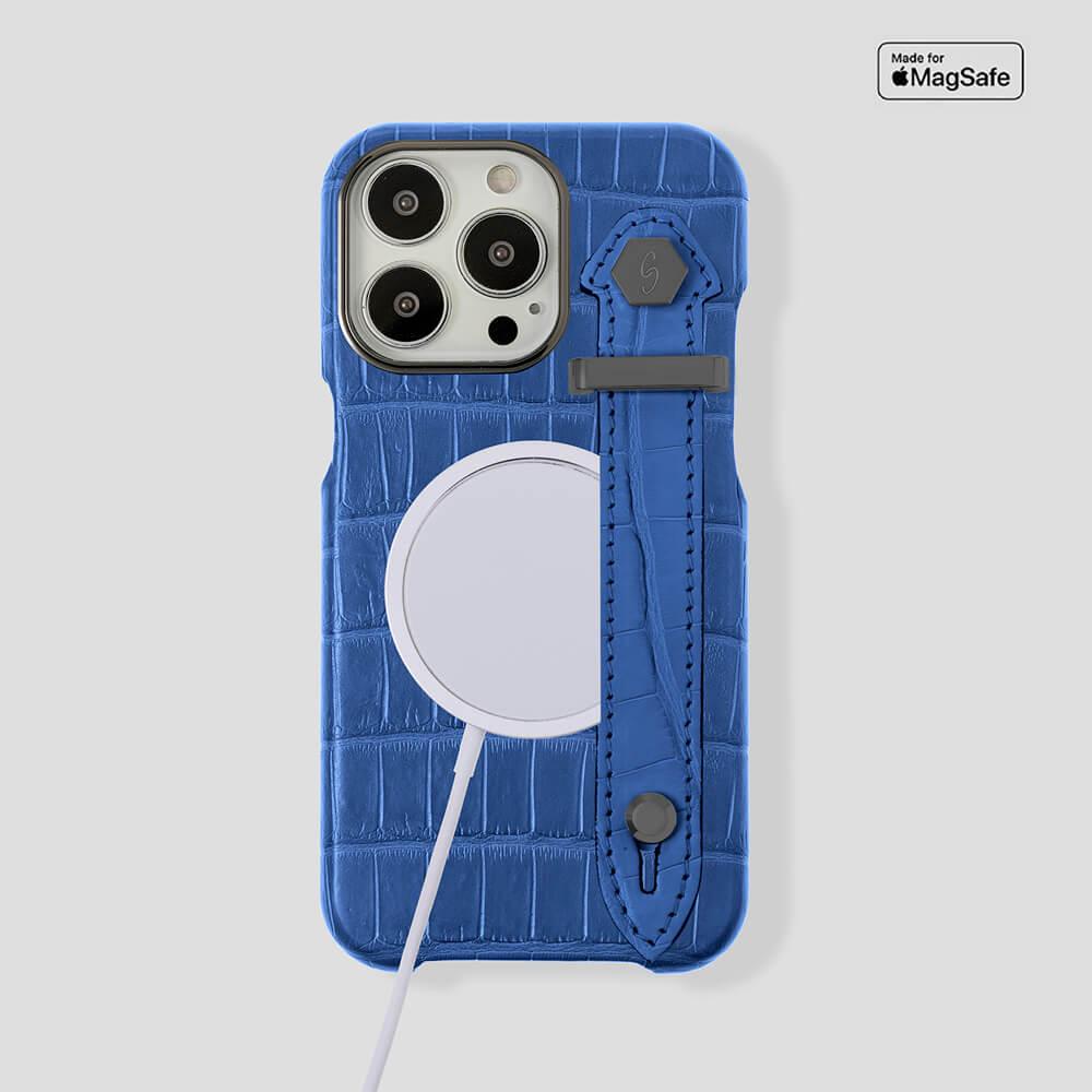 Loop Metal Strap Alligator Case for iPhone 15 Pro - Gatti Luxury