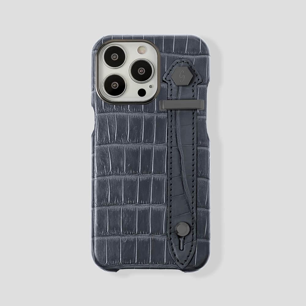 Loop Metal Strap Alligator Case for iPhone 15 Pro - Gatti Luxury