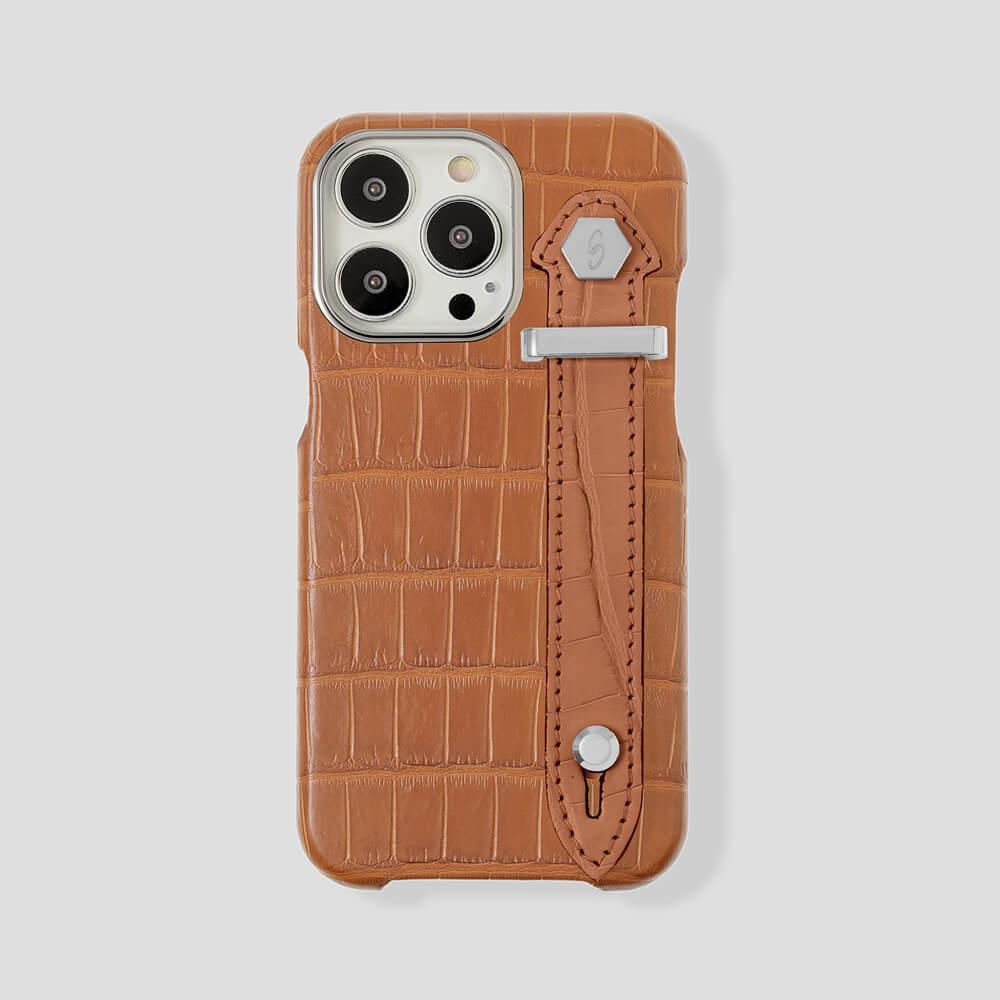 Loop Metal Strap Alligator Case for iPhone 15 Pro - Gatti Luxury