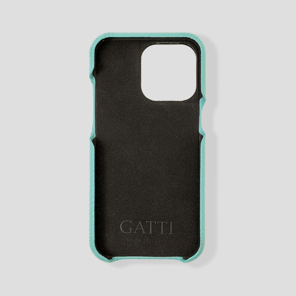 Loop Metal Strap Calfskin Case for iPhone 15 Plus - Gatti Luxury