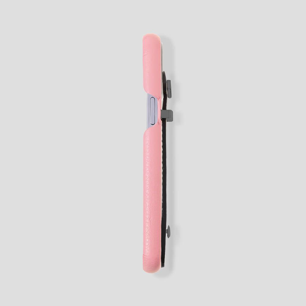 Loop Metal Strap  Calfskin Case for iPhone 14 - gattiluxury