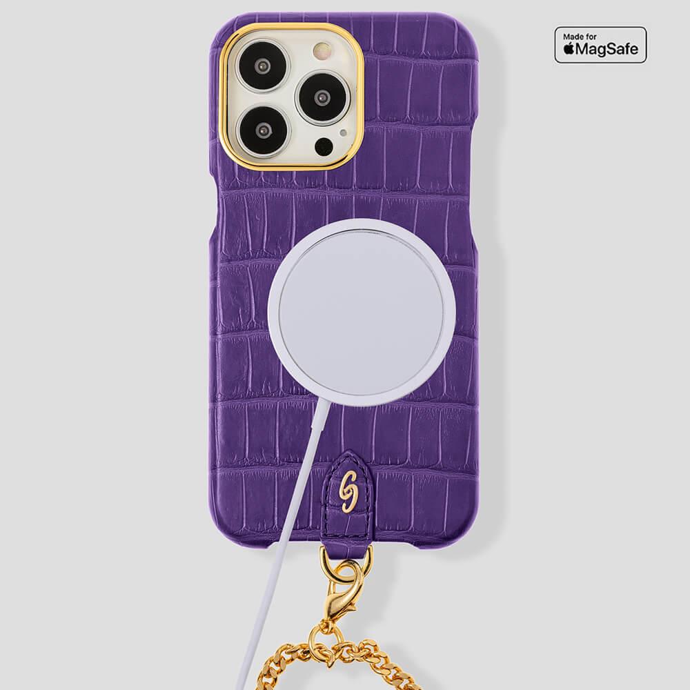 Necklace Alligator Case for iPhone 15 Pro - Gatti Luxury