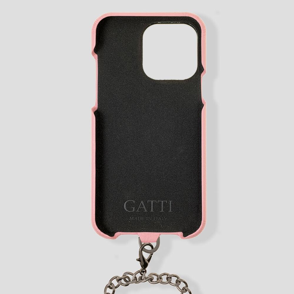 Necklace Calfskin Case for iPhone 14 - gattiluxury