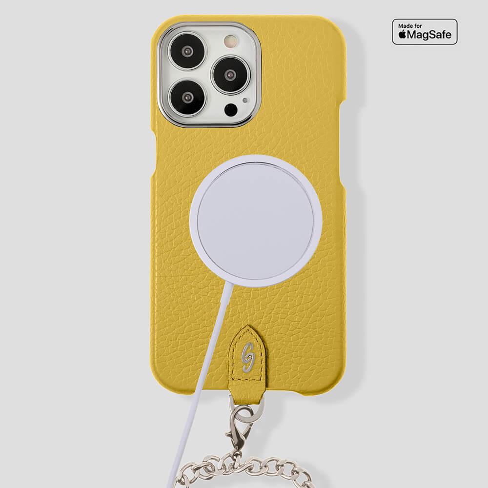 Necklace Calfskin Case for iPhone 15 - Gatti Luxury