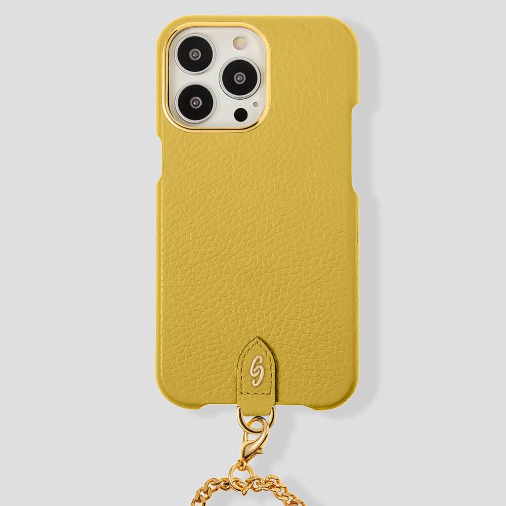 Necklace Calfskin Case for iPhone 15 - Gatti Luxury