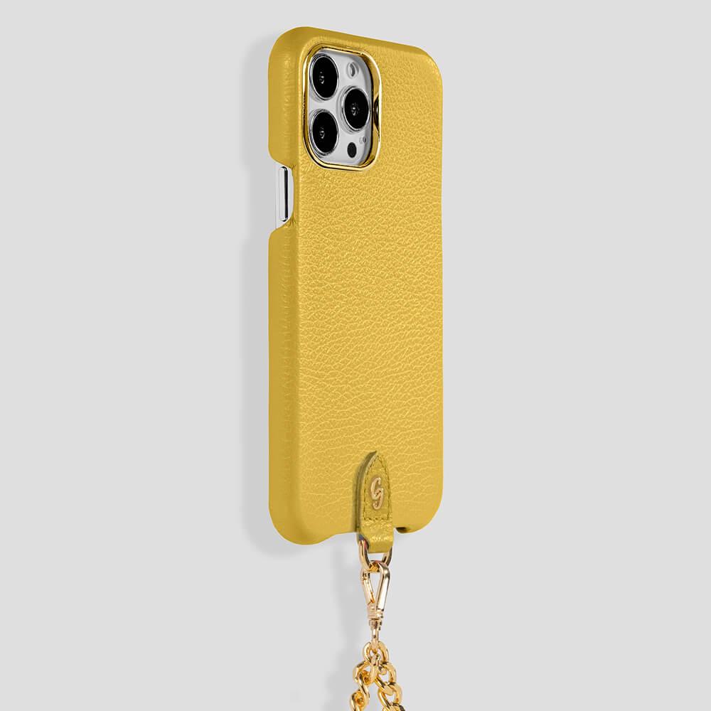 Necklace Calfskin Case for iPhone 15 - Gatti Luxury