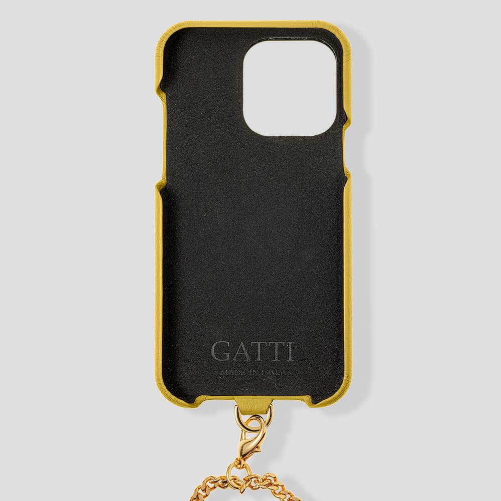 Necklace Calfskin Case for iPhone 15 - Gatti Luxury