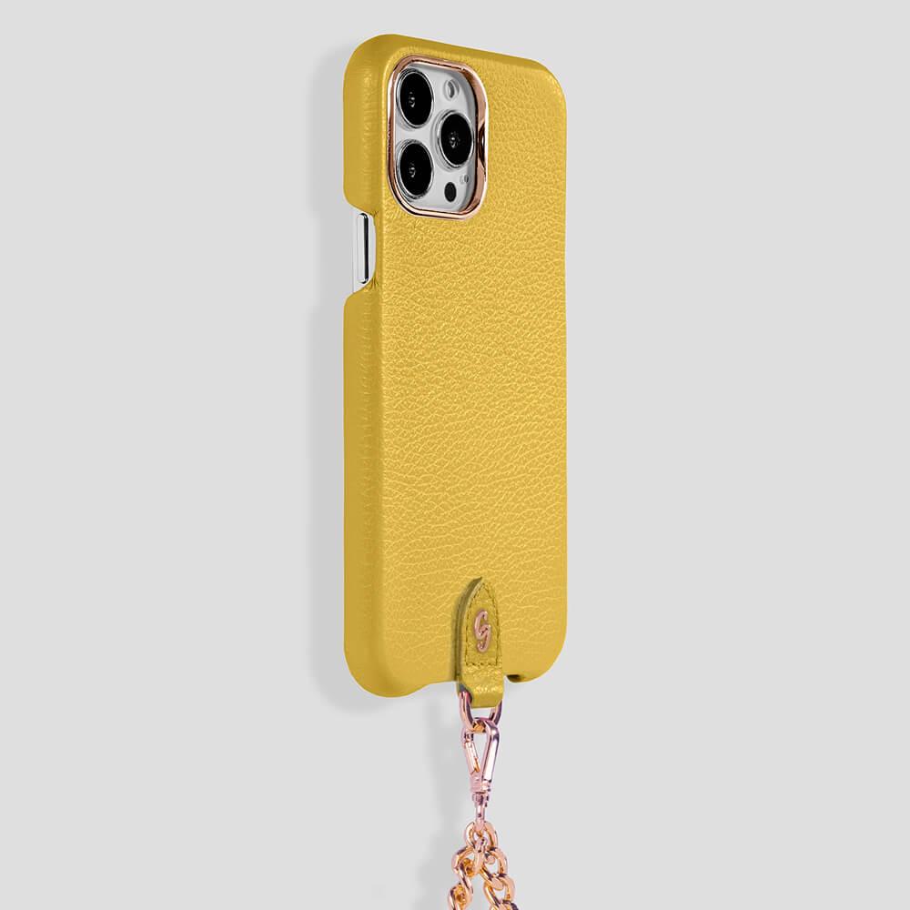 Necklace Calfskin Case for iPhone 15 - Gatti Luxury