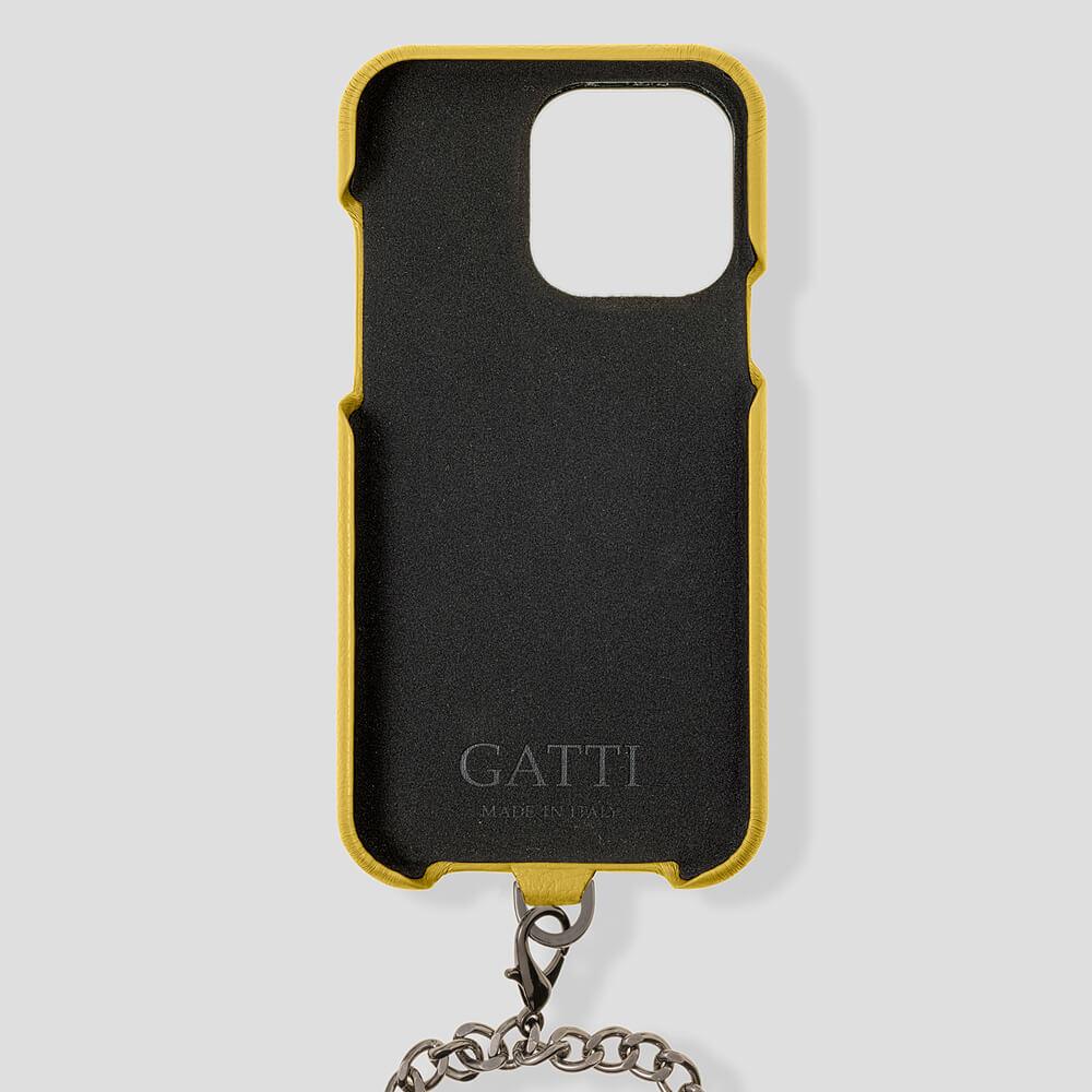 Necklace Calfskin Case for iPhone 15 - Gatti Luxury