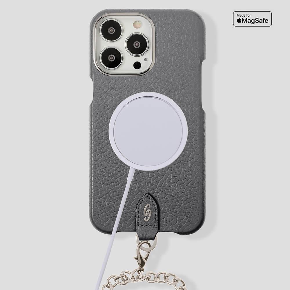 Necklace Calfskin Case for iPhone 15 - Gatti Luxury