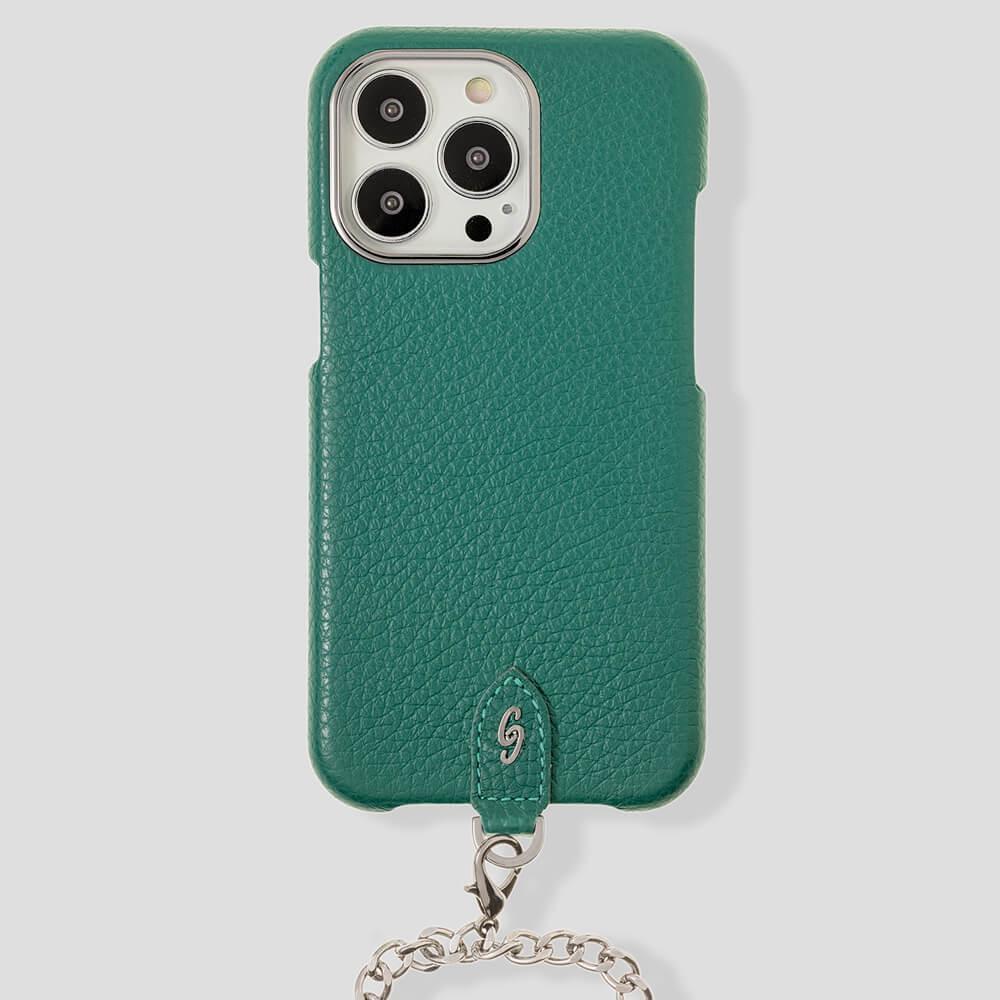 Necklace Calfskin Case for iPhone 14 - gattiluxury