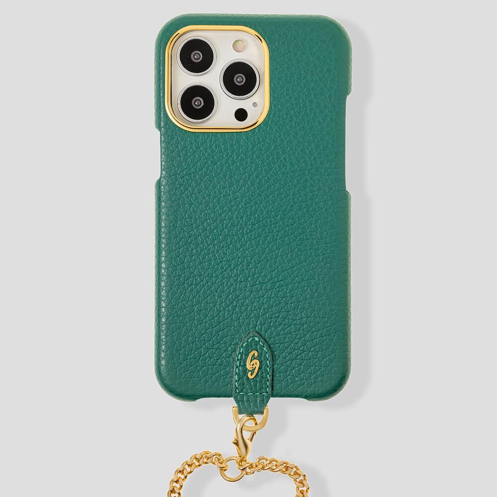 Necklace Calfskin Case for iPhone 14 - gattiluxury