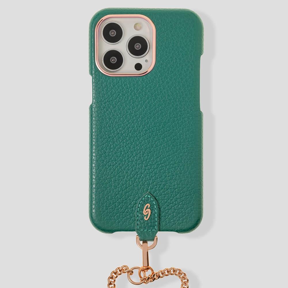 Necklace Calfskin Case for iPhone 14 - gattiluxury