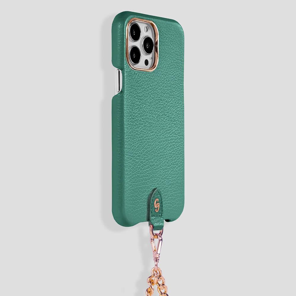 Necklace Calfskin Case for iPhone 14 - gattiluxury